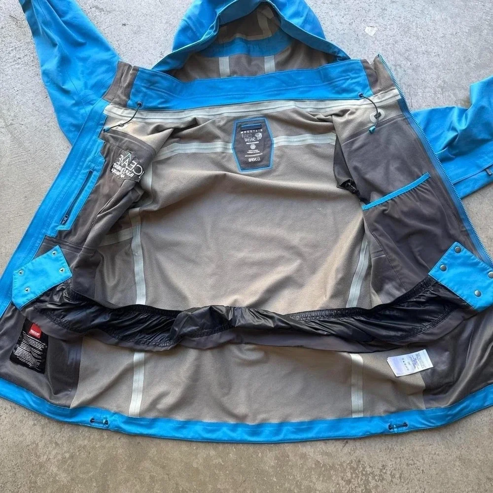 Mountain Hardwear Straight Chuter Waterproof Shell Dry.Q Zip Up Ski Jacket
